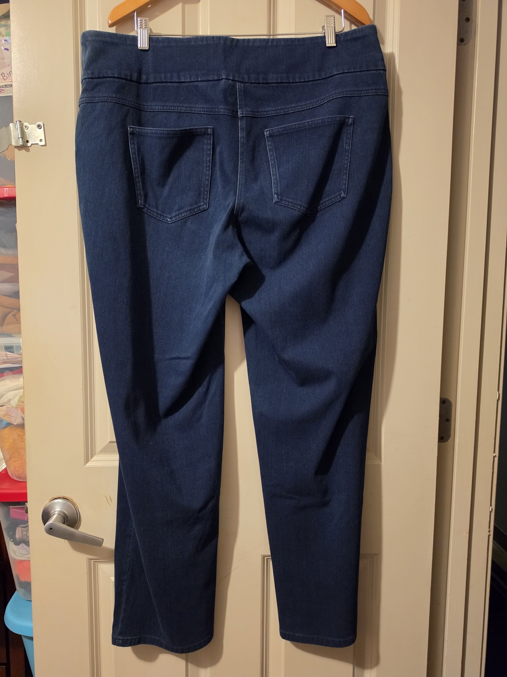 Ruby Rd. Blue Pull-On Jeggings - Picture 6 of 7
